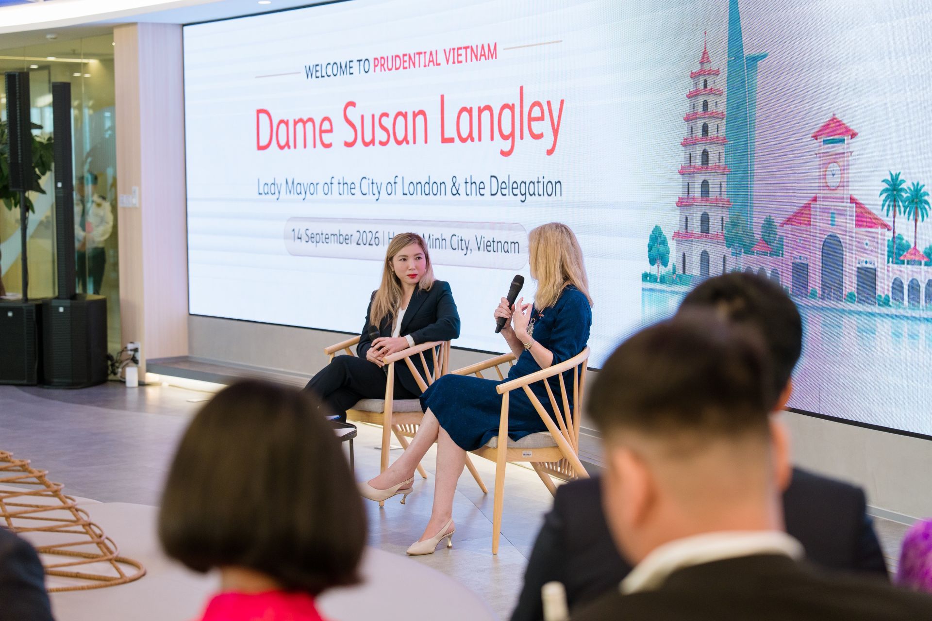 Dame Susan Langley gặp gỡ, trao đổi về những chuyển động của thị trường tài chính – bảo hiểm